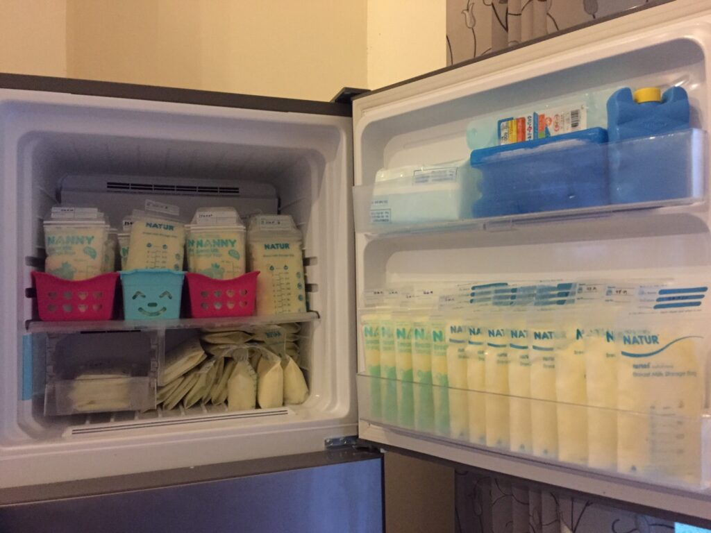 ตู้ เย็น แช่ นม