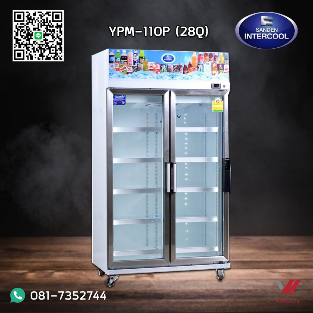 ตู้ แช่ sanden intercool 2 ประตู